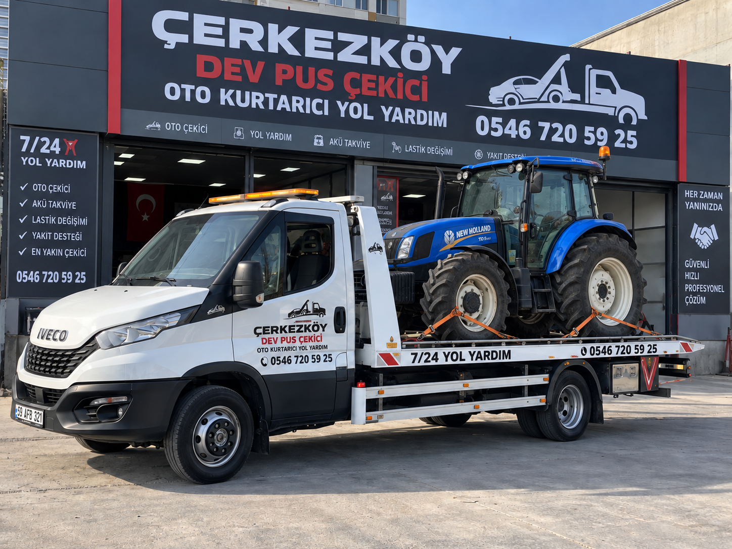 Çerkezköy Dev Pus Çekici Hizmeti 4